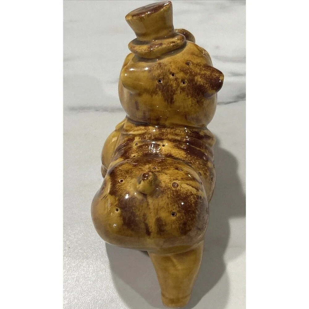 MCM 1950's Vintage PIG Toothpick Dispenser Hors d'oeuvre BBQ Memphis Catering